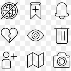 Bookmark Icons, HD Png Download - ui png