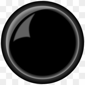 Black Shiny Round Pills, HD Png Download - round button png