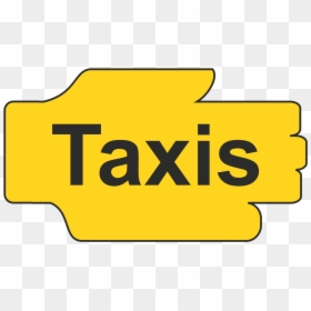 Sign, HD Png Download - taxi sign png