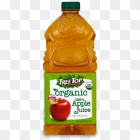 Tree Top Organic Apple Juice - Plastic Bottle, HD Png Download - juice bottle png