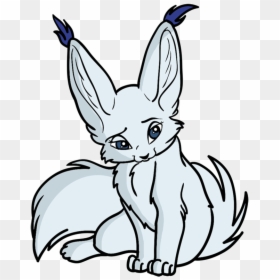Fennec Fox Easy Drawings , Transparent Cartoons - Easy Fennec Fox Drawing, HD Png Download - fox ears png