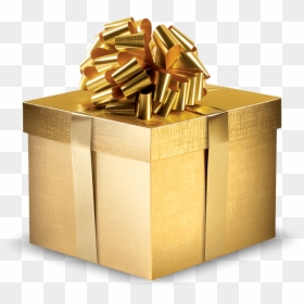 Thumb Image - Gold Gift Box Png, Transparent Png - gold box png