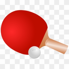 Ping Pong Paddle Clip Art, HD Png Download - ping pong table png