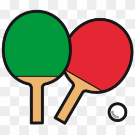 Table Tennis Racket Clipart , Png Download , Transparent - Tischtennis Clipart, Png Download - ping pong table png