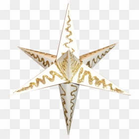 8 Point Paper Star Gold - Emblem, HD Png Download - 6 point star png
