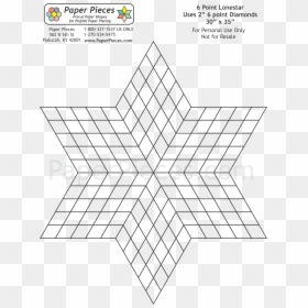 Mandalas Secuencia De Figuras Geometricas Para Colorear, HD Png Download - 6 point star png