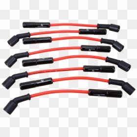 Brand New Dragon Fire Ceramic 8mm Spark Plug Wire Set - Cable, HD Png Download - spark plug png