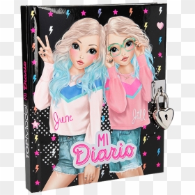 Top Model Diario Con Llave Y Candado"  Title="top Model - Top Model Lock And Key Diary, HD Png Download - candado png