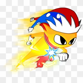 The Flash Clipart Electric Spark - Spark The Electric Jester Spurk, HD Png Download - flame sparks png
