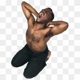 Op Unsplash - Man Yelling On Knees, HD Png Download - man crying png