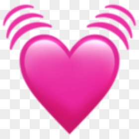 Corazon Sticker Clipart - Iphone Pink Heart Emoji, HD Png Download - corazones en png