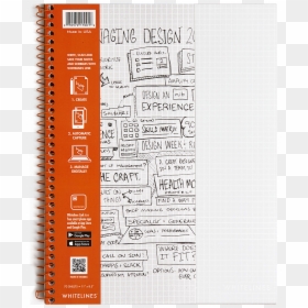 Whitelines Graph Notebook, HD Png Download - notebook lines png