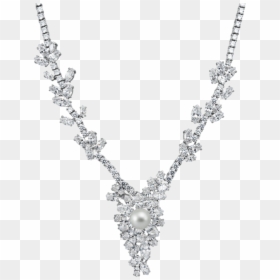 Necklace Png - Diamond And Pearl Necklace Png, Transparent Png - necklaces png