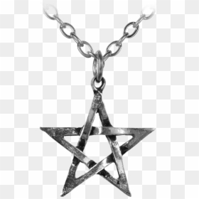 Transparent Wiccan Png - Pentagram Necklace Png, Png Download - necklaces png
