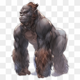 Granblue Gorilla, HD Png Download - gorilla cartoon png