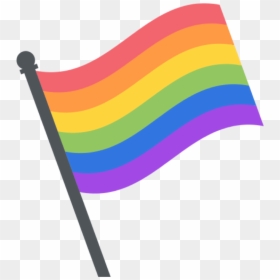 Transparent Pastel Rainbow Png - Rainbow Flag Emoji Transparent, Png Download - rainbowpng
