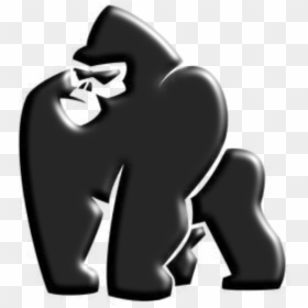 Chubby Gorilla Logo , Transparent Cartoons - Kingcon Construction, HD Png Download - gorilla cartoon png