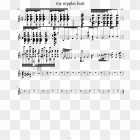 Sheet Music, HD Png Download - nipples png
