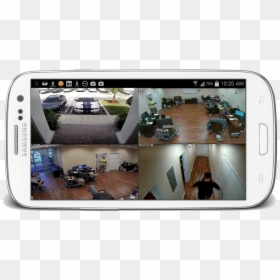 Cctv Camera Mobile App, HD Png Download - seguridad png