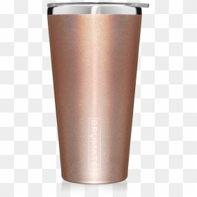Pint Glass, HD Png Download - rose gold glitter png