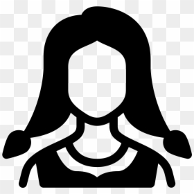 Transparent Girl Icon Png - Girl Icon Png White, Png Download - girl symbol png