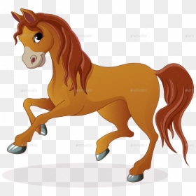Horse Clip Art - Cartoon Horse Transparent Background, HD Png Download - cartoon horse png