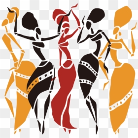 African Dance Illustration - Happy Emancipation Day Trinidad And Tobago, HD Png Download - african woman png