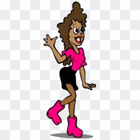 Person Waving Hi Animated, HD Png Download - african woman png