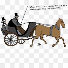 Cartoon Horse Drawn Carriage , Png Download - Horse Drawn Carriage Cartoon, Transparent Png - cartoon horse png
