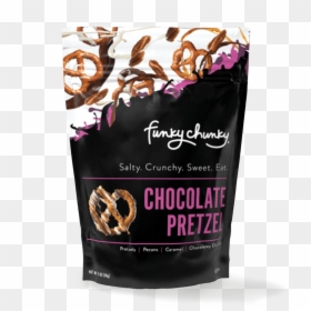 Chocolate Pretzel 2 Oz Simple Funky Chunky - Superfood, HD Png Download - pretzels png