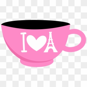 Paris Clipart Pink Coffee Cup, HD Png Download - coffee cup png images