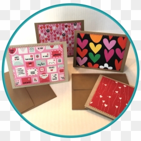 Valentine"s Quilted Notecards - Paper, HD Png Download - valentine png images