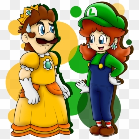Luigi Drawing Video Game - Luigi Daisy, HD Png Download - luigi.png