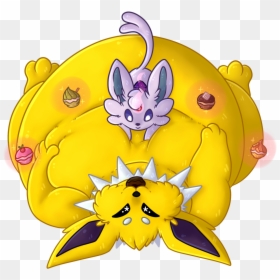 Transparent Stuffing Png - Jolteon X Umbreon Lemon, Png Download - stuffing png