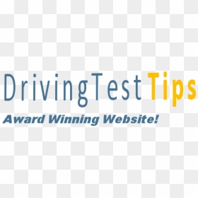 Driving Test Tips Logo - Electric Blue, HD Png Download - blank street signs png
