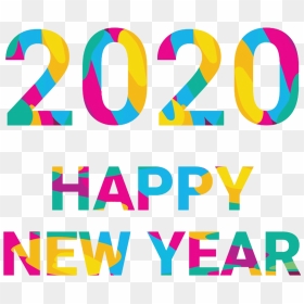 Happy New Year - Happy New Year 2020 Png, Transparent Png - happy new year clipart png