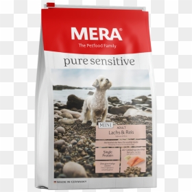 Dog Food Mera Pure Sensitive Mini Salmon & Rice For - Mera Dog Food, HD Png Download - small dog png