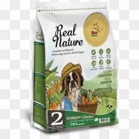 Eco Friendly Pet Food Premium Dry Dog Food Chicken - Real Nature Dog Food, HD Png Download - small dog png