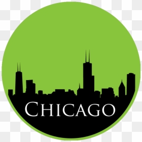 Text Chicago Skyline Chicago Skyline Decal - Chicago, HD Png Download - las vegas skyline silhouette png