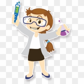 New York State Museum Scientist Science Woman Clip - Transparent Scientist Cartoon Png, Png Download - woman cartoon png
