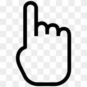 One Finger Icon Free Png - Transparent Background Finger Icon, Png Download - finger.png