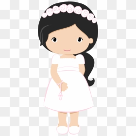 Transparent Communion Png - Clipart Communion Girl Png Wave Hair, Png Download - girl png clipart