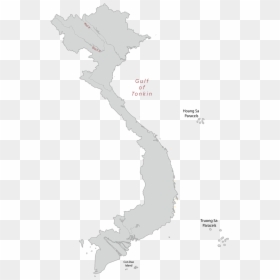 Vietnam Map Outline Png , Png Download - Map Of Vietnam, Transparent Png - vietnam map png
