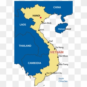 Da Nang Vietnam Map , Png Download - Map Da Nang Vietnam, Transparent Png - vietnam map png