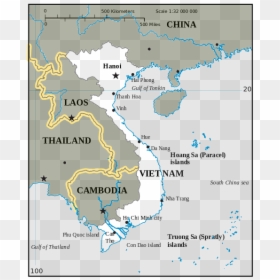 Location Of Indochina Peninsula, HD Png Download - vietnam map png
