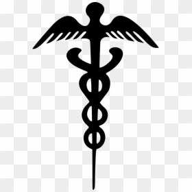 Symbol,cross,line - Hermes Symbol Clip Art, HD Png Download - medical caduceus png