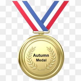 Autumn Medal - Olympic Gold Medal Png, Transparent Png - gold award png