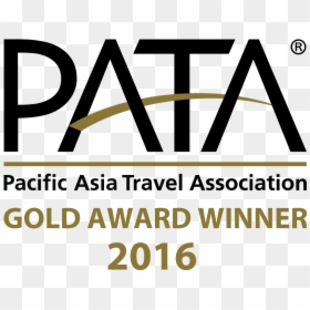 Pata Gold Award Winner2016 - Pacific Asia Travel Association Gold Award 2019, HD Png Download - gold award png