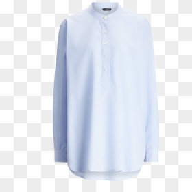Joseph, Luke Cotton Pinstripe Blouse, In Blue - Dress Shirt, HD Png Download - luke png