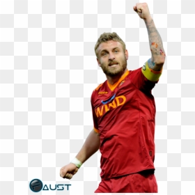 Tattoo Football De Rossi Player A - De Rossi Football Png, Transparent Png - roma png